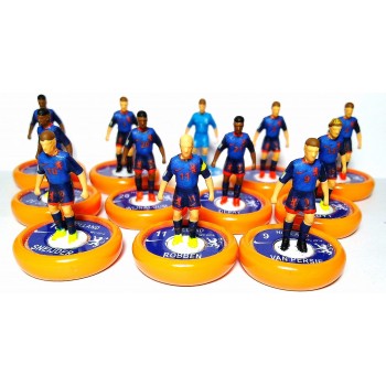 Subbuteo Andrew Table Soccer Holland 2014 away World Cup Team on WSB Professional bases
